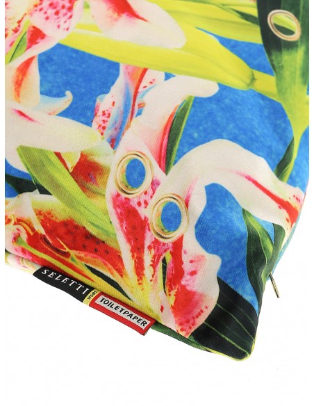 SELETTI Toiletpaper Pillow  - Flowers with holes