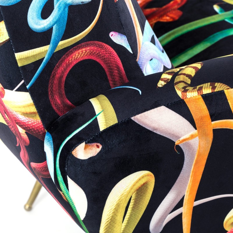 SELETTI Toiletpaper Fauteuil - Slangen