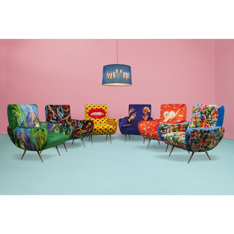SELETTI Toiletpaper Fauteuil - Slangen