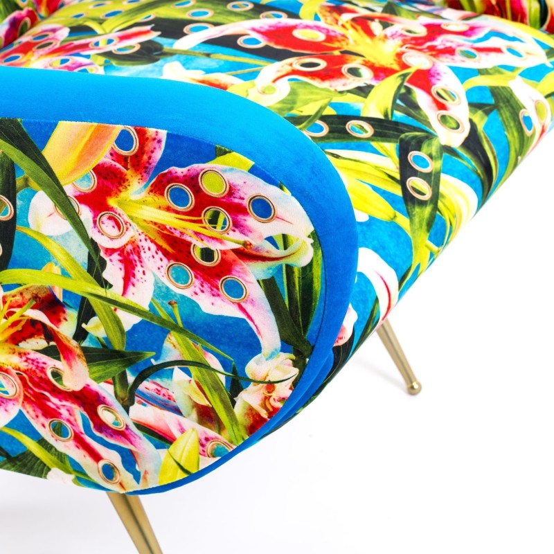 SELETTI Toiletpaper Armchair  - Flowers