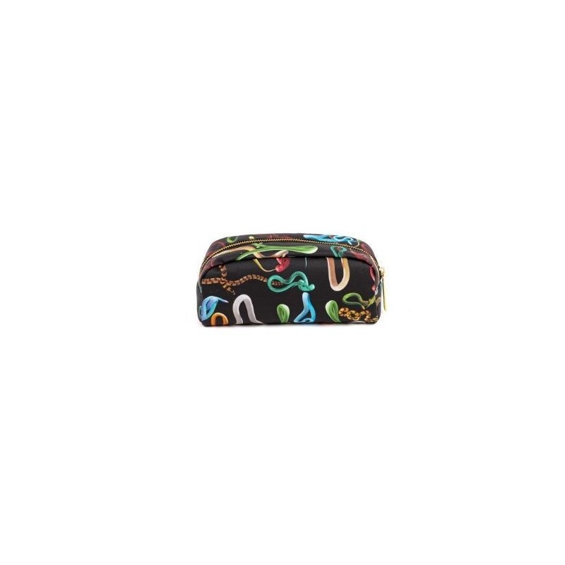 SELETTI Toiletpaper Beauty case Medium 20,5x7 h.9 - SNAKES
