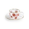 SELETTI Toiletpaper service à café en verre - roses