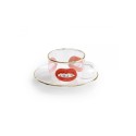 SELETTI Toiletpaper glazen koffieset - shit