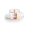 SELETTI Toiletpaper service à café en verre - langue
