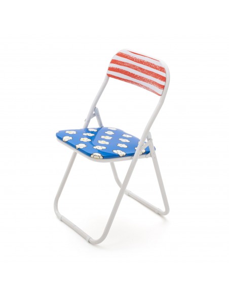 SELETTI Studio Job-Blow Folding chair  - Popcorn
