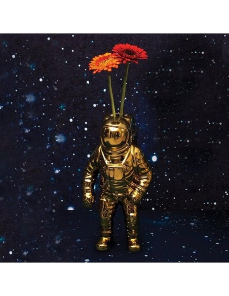 SELETTI Starman vaas - Cosmic Diner Gold