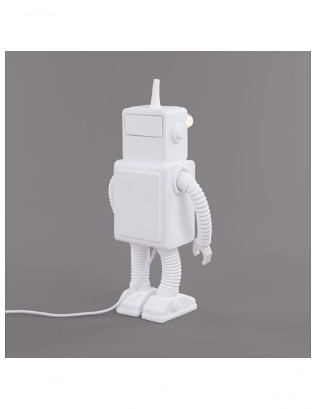 SELETTI Lampe Robot en porcelaine