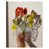SELETTI Vase en porcelaine "Love In Bloom" - Transparent