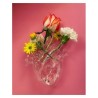 SELETTI Vase en porcelaine "Love In Bloom" - Transparent
