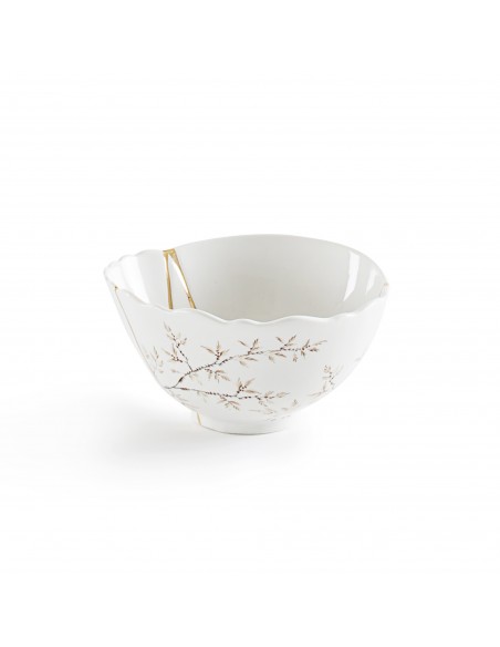 SELETTI Kintsugi Porcelain fruitbowl n'1