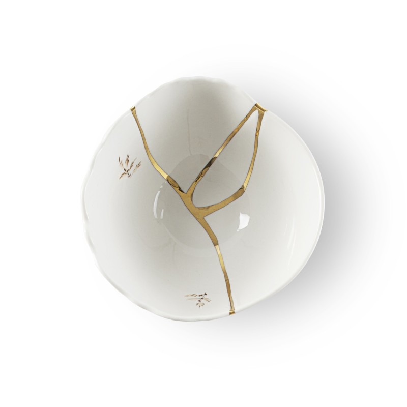 SELETTI Kintsugi Porseleinen fruitschaal n'1