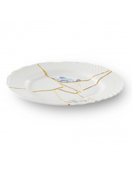 SELETTI Kintsugi Porcelain plate n'3