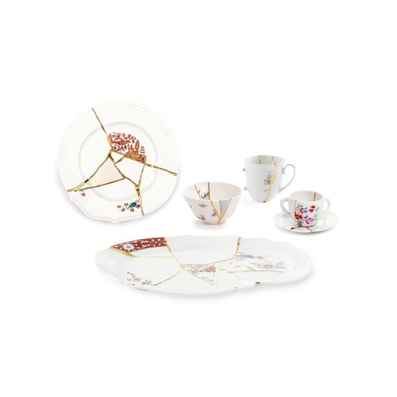 SELETTI Kintsugi Porseleinen Bord n'1