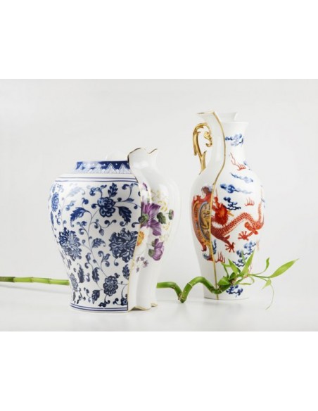 SELETTI Hybrid Porcelain Vase - Adelma