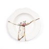 SELETTI Kintsugi - nr.3 assiette à soupe en porcelaine
