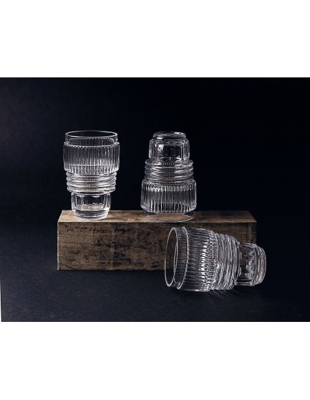 SELETTI Machine Collection Set of 3 small glasses