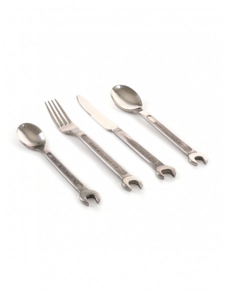 SELETTI Machine Collection Set de couverts: couteau, fourchette, cuillère, cuillère à café