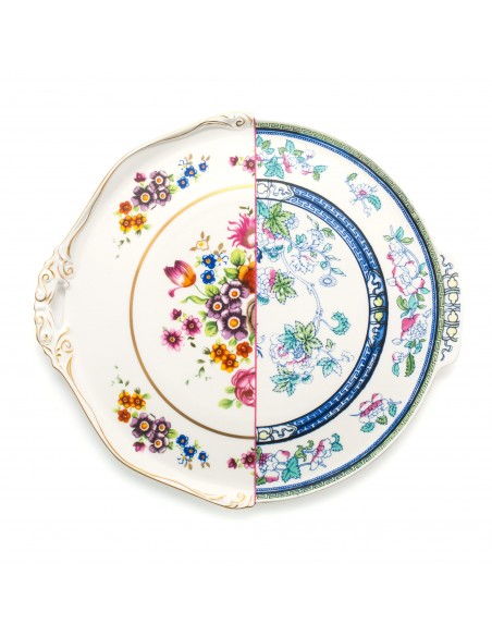 SELETTI Hybrid Porcelain round plate  - Dorotea