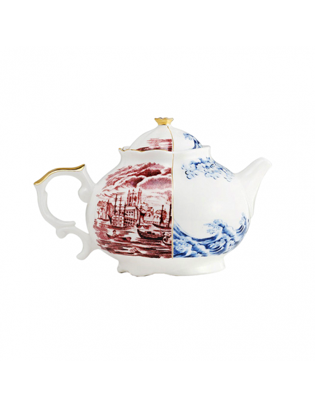 SELETTI Hybrid Porcelain Teapot - Smeraldina