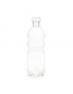 SELETTI Estetico Quotidiano si-bottle bouteille en verre - 7cm/22,5cm H