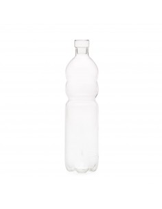 SELETTI Estetico Quotidiano si-bottle glazen fles - 8cm/34cm H