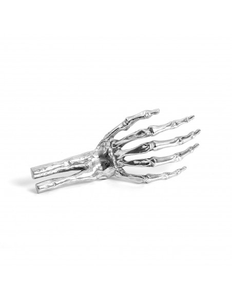 SELETTI Diesel Wunderkammer "Diesel-Skeleton Hand in Glove" - Hand Aluminium