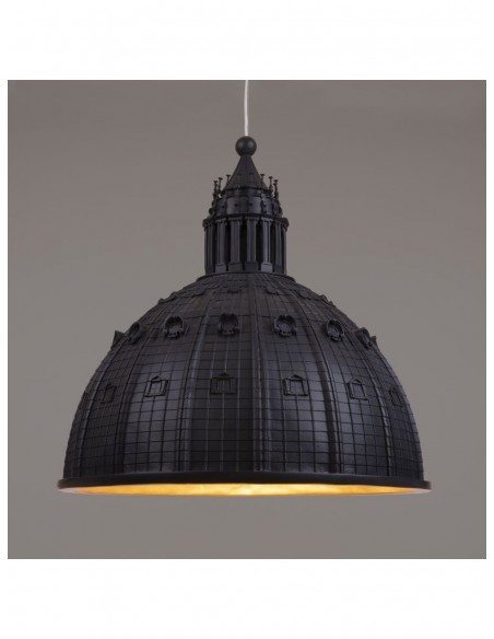 SELETTI Cupolone resin ceiling lamp - gray
