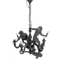SELETTI Apenkroonluchter - zwart