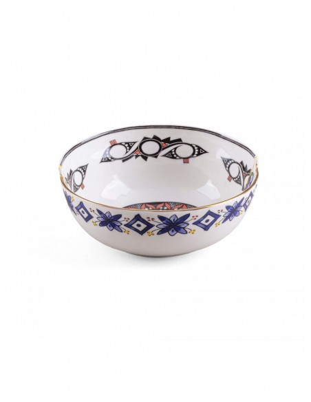 SELETTI Hybrid Porcelain Bowl - Tiwanaku