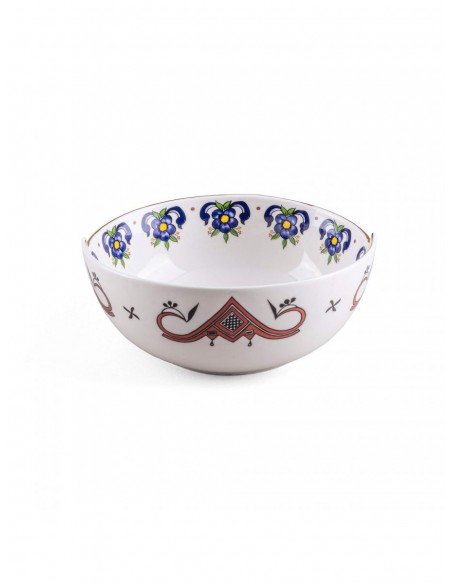 SELETTI Hybrid Porcelain Bowl - Tiwanaku