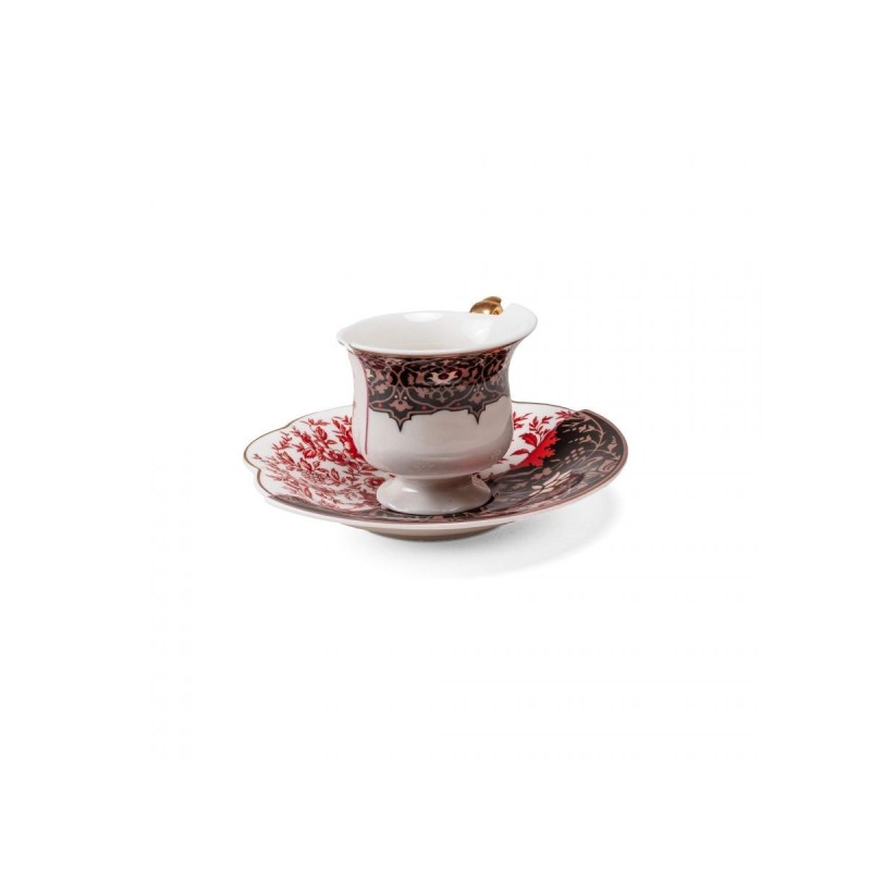 SELETTI Hybrid Porseleinen koffietas + bord - Sagala