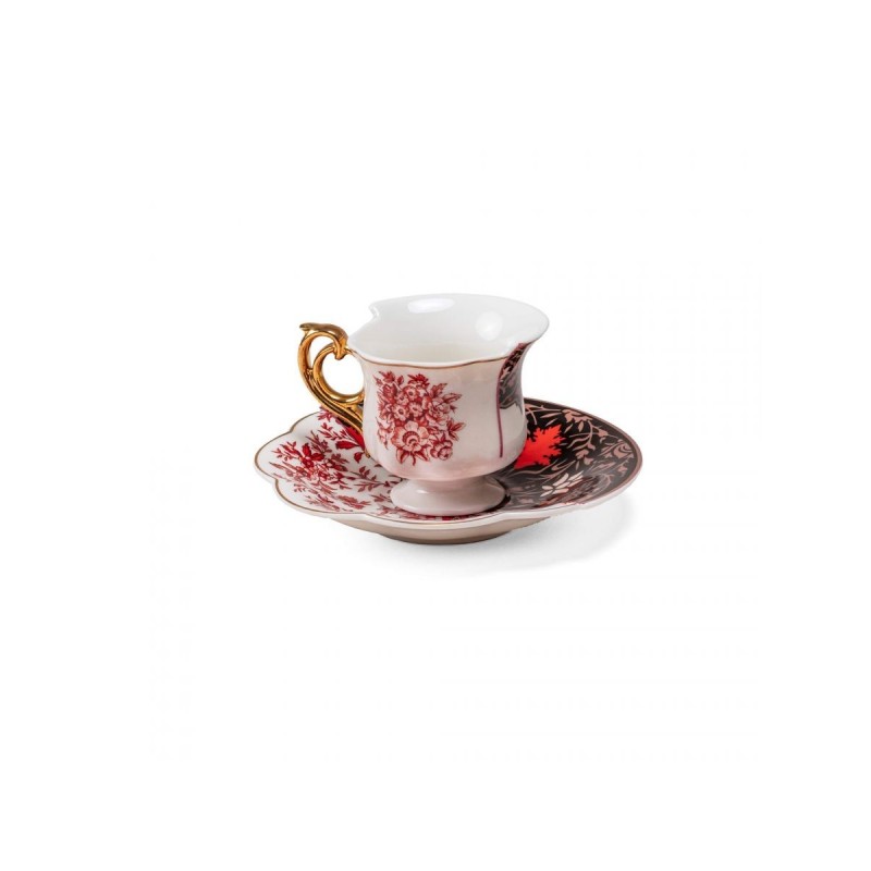 SELETTI Hybrid Porseleinen koffietas + bord - Sagala
