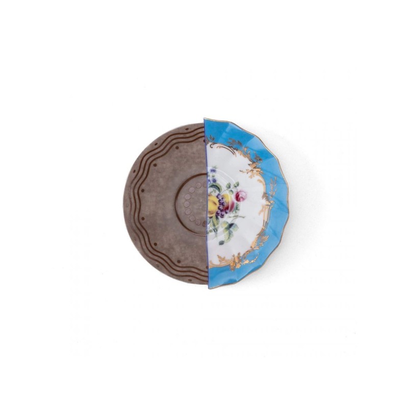 SELETTI Hybrid Tasse à thé + assiette porcelaine  - Kerma