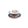 SELETTI Hybrid Tasse à thé + assiette porcelaine  - Kerma
