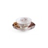 SELETTI Hybrid Porcelain tea cup + plate  - Kannauj
