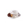 SELETTI Hybrid Porcelain tea cup + plate  - Kannauj