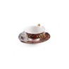 SELETTI Hybrid Porcelain tea cup + plate  - Kannauj