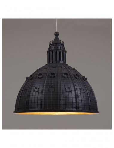 SELETTI Cupolone Quarantacinque resin ceiling lamp - grey