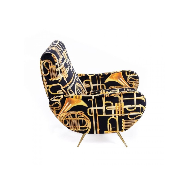SELETTI Toiletpaper Fauteuil  - Trompettes