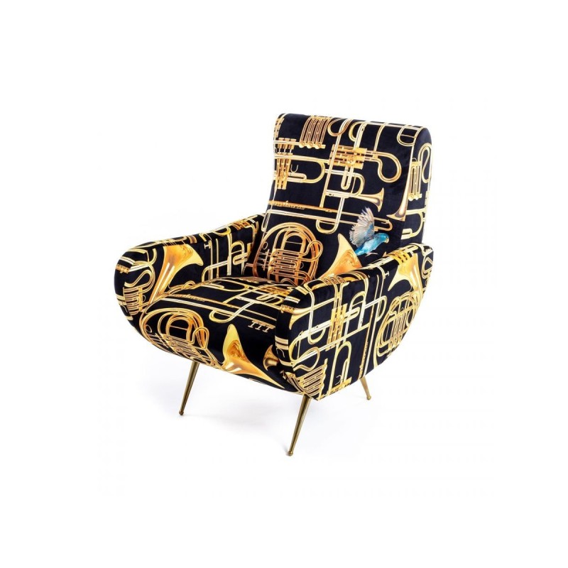 SELETTI Toiletpaper Fauteuil  - Trompettes
