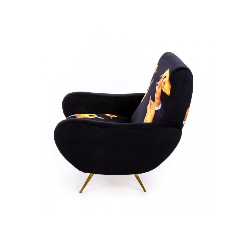 SELETTI Toiletpaper Armchair - Lipstick