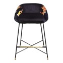 SELETTI Toiletpaper High Stool - Lippenstift Zwart