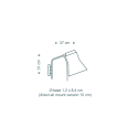 SECTO DESIGN Petite 4630 Muurlamp