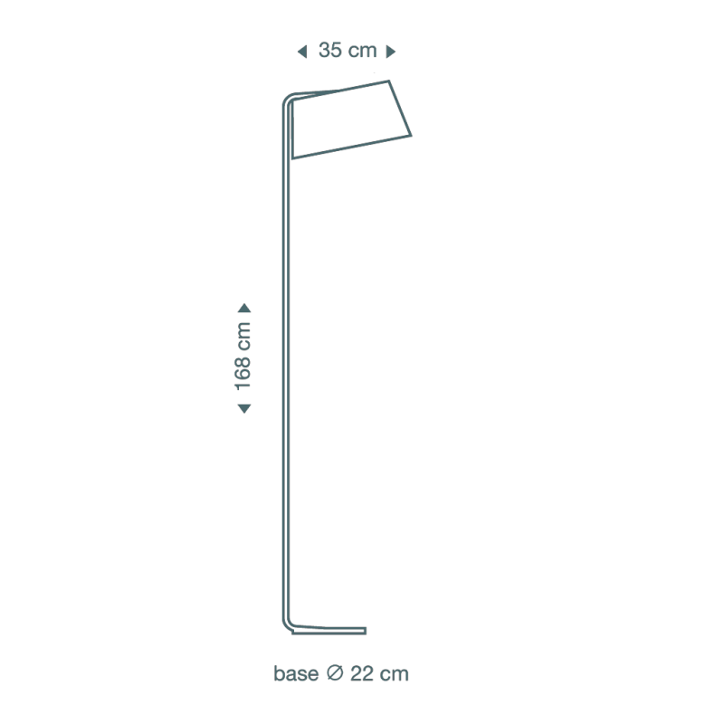 SECTO DESIGN Owalo 7010 Vloerlamp