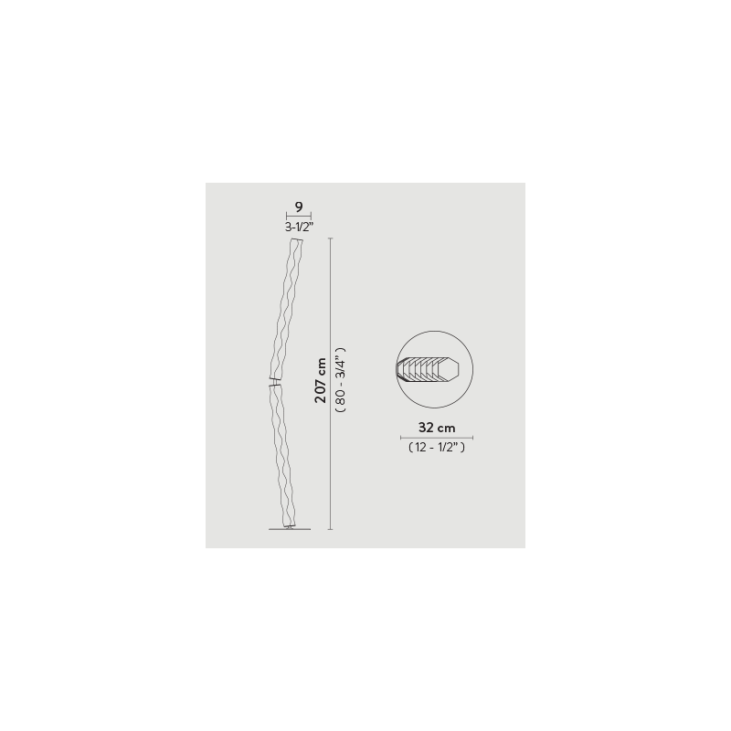 SLAMP Hugo Lampadaire