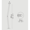 SLAMP Hugo Lampadaire