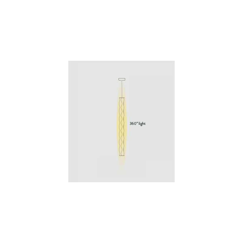 SLAMP Hugo Lampe suspendue vertical