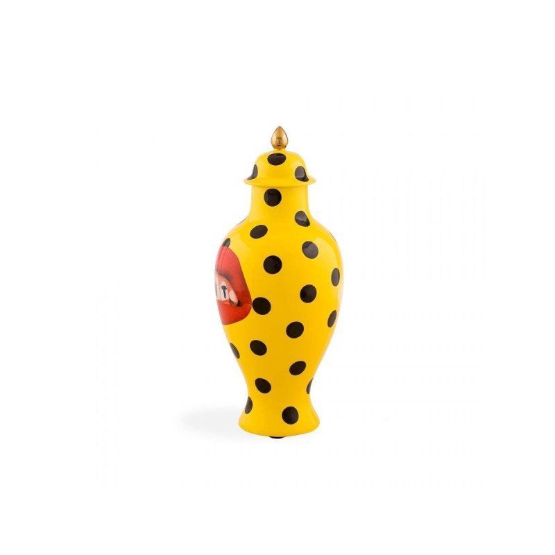 SELETTI Toiletpaper vase en porcelaine - shit