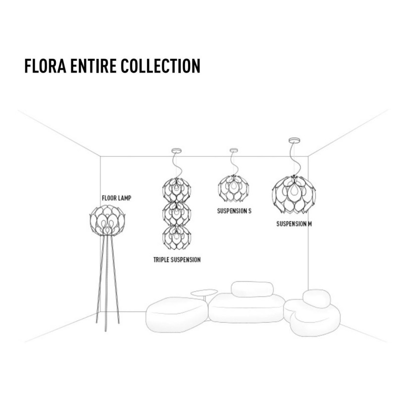 Slamp FLORA MEDIUM - SUSPENSION LAMP