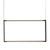 Nemo Spigolo Verticale Lampe suspendue - Noir - Outlet